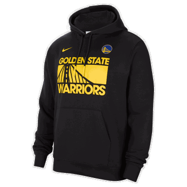 Mikina Nike Golden State Warriors Club Courtside Hoodie Čierna | FZ7691-010, 0