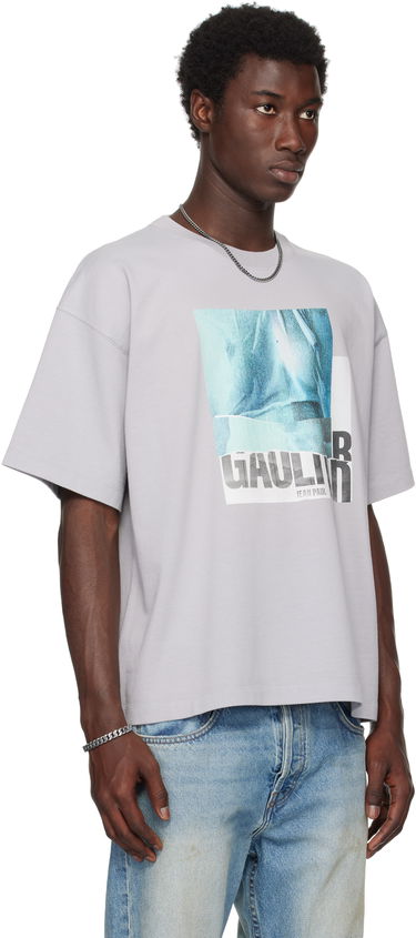 Tričko Jean Paul Gaultier Jean Paul Gaultier Printed Oversized T-Shirt Šedá | 25/03-W-TO293-J001-135557, 1