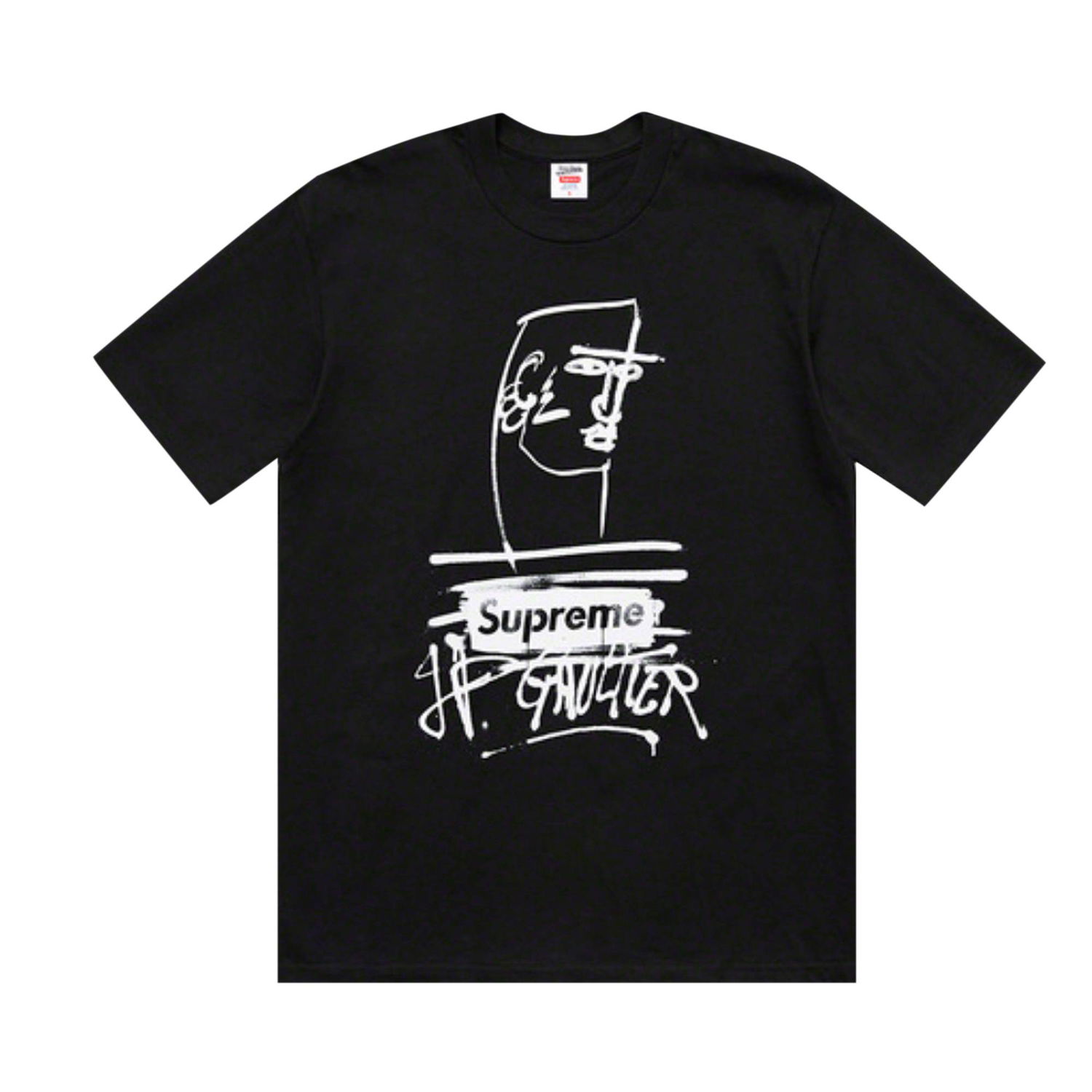 Tričko Supreme Jean Paul Gaultier x Tee Čierna | SS19T2 BLACK, 1