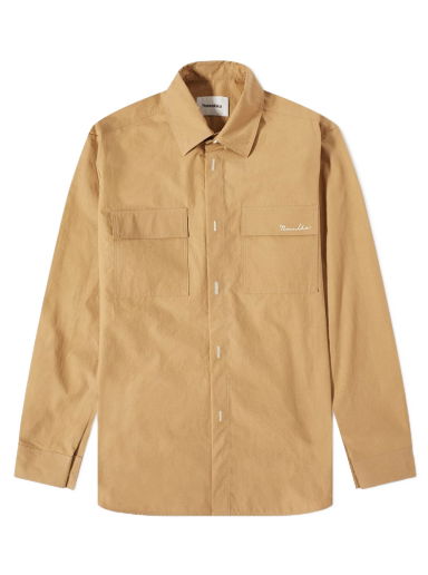 Košeľa Nanushka Jorn Overshirt Béžová | NM22PFSH01172