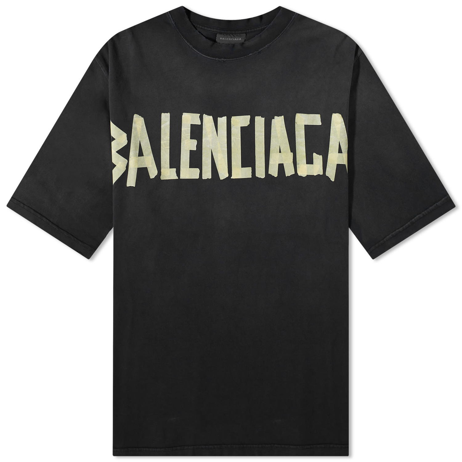 Tričko Balenciaga Tape Type Tee Čierna | 739784-TOVA9-1055, 0