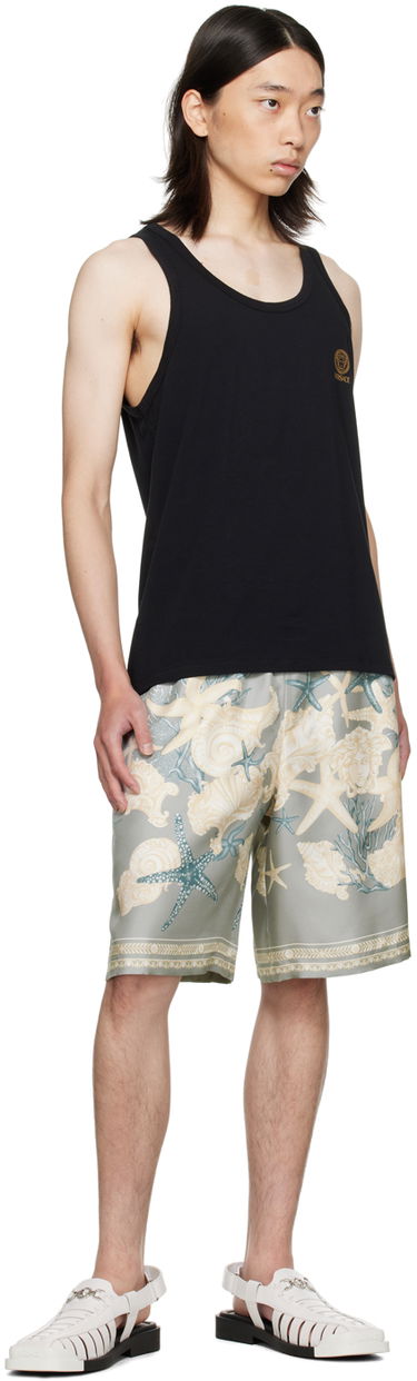 Tielko Versace Medusa Tank Top Čierna | AUU01012_1A10011, 3