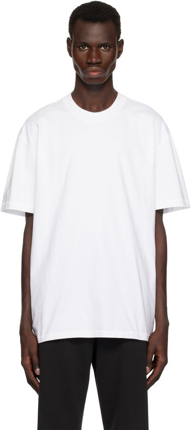 Tričko SKIMS SKIMS Heavyweight Cotton Relaxed T-Shirt Biela | SS-STT-6414M-CHALK, 0