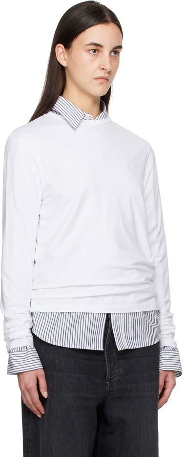 Sveter Acne Studios Acne Studios Long Sleeve T-Shirt Biela | CL0311-, 1
