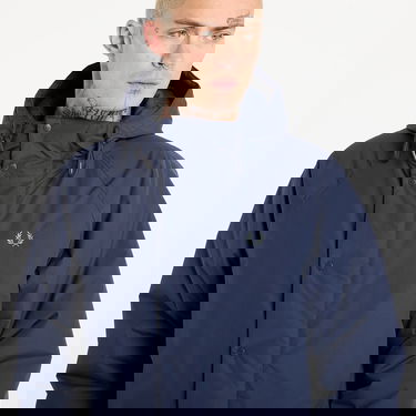 Bunda Fred Perry Padded Zip Through Jacket Dark Airforce Modrá | J8519 738, 2