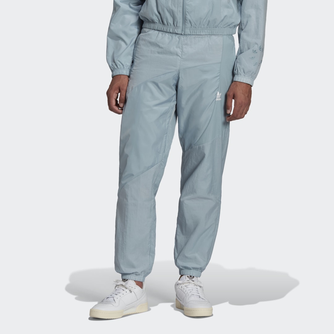Nohavice adidas Originals Adicolor Fabric Block Full Woven Trousers Tyrkysová | HC4513, 0