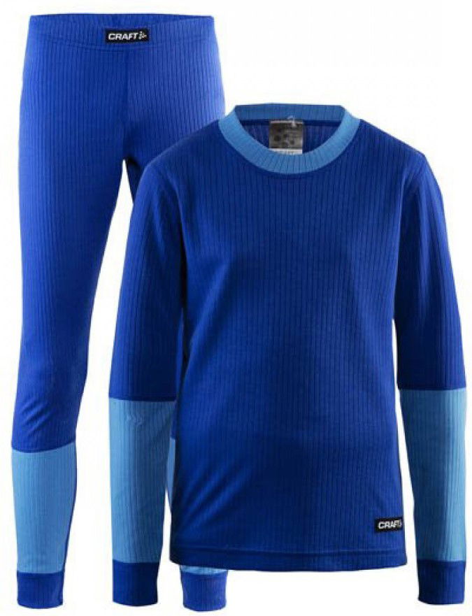 Pyžamo Craft Craft Baselayer Junior Set Modrá | 1905355-386355, 0