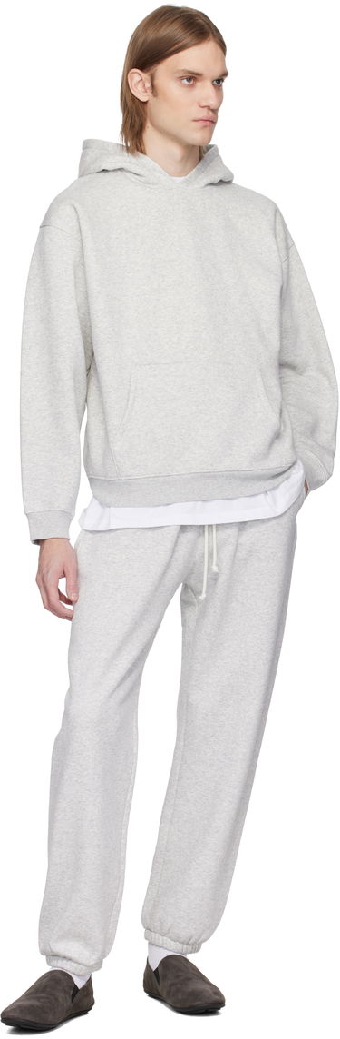 Tepláky SKIMS SKIMS Fleece Lounge Relaxed Sweatpants Šedá | PT-JOG-8451M-LIGHT HEATHER GREY, 3