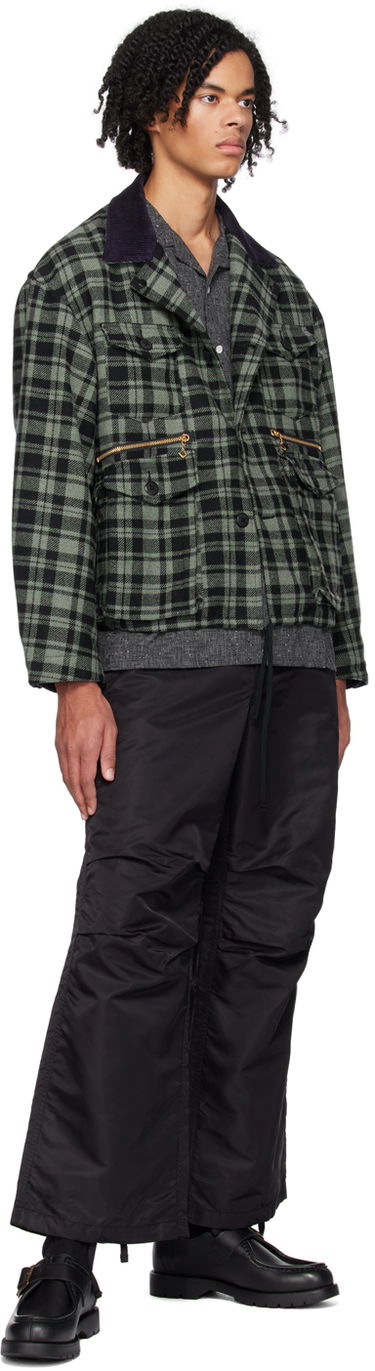 Bunda BEAMS BEAMS PLUS Fishing Plaid Jacket Zelené | 38180377791, 3