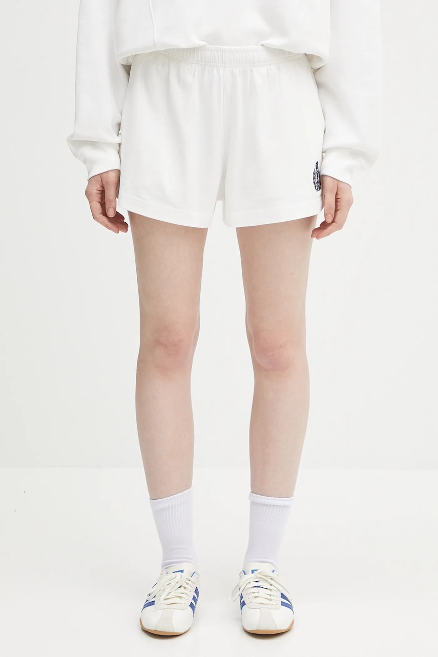 Šortky Sporty & Rich Sporty & Rich H&W Crest Embroidered Disco High Waist Shorts Biela | SH037620241WH01, 0