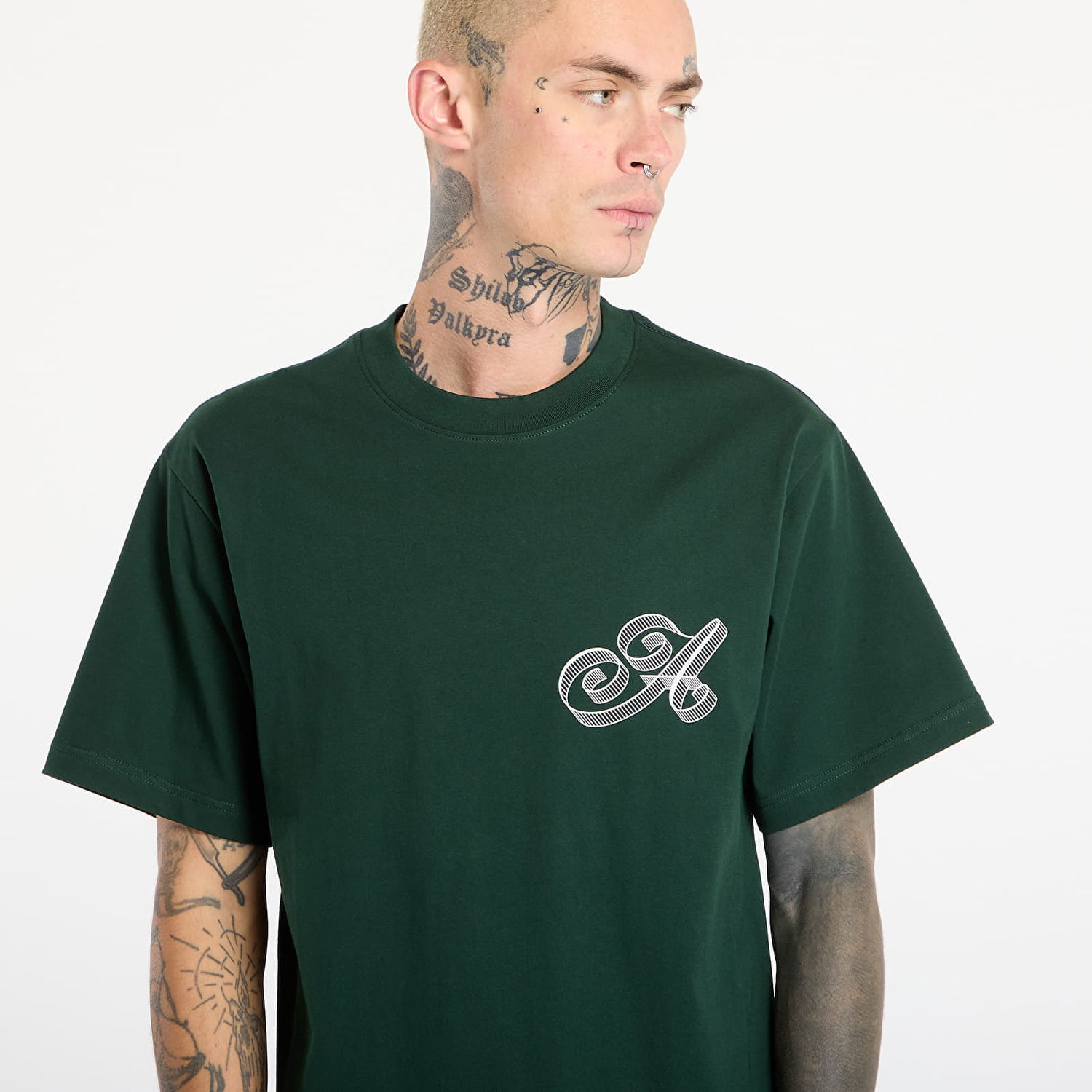 Tričko Awake NY Script Tee Zelené | AWK-FW25-TS002 -GRE, 1