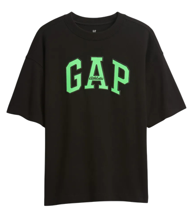 Tričko GAP Heavyweight Athletic Logo T-Shirt Čierna | 780335-00, 0