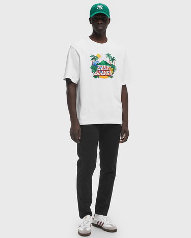 Tričko Casablanca Casablanca Casa Beach Wave Printed Oversized T-Shirt XXL Biela | MS25-JTS-027-02, 1