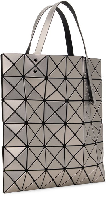 Tote bag BAO BAO ISSEY MIYAKE Geometric Pattern Metallic Tote Bag Šedá | BB46AG623, 2