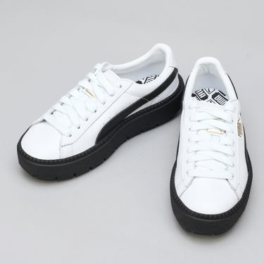 Tenisky a topánky Puma Platform Trace L Wn's white - black Biela | 366109 02, 2