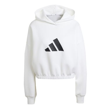 Mikina adidas Performance Cropped Hoodie Biela | JE0137, 0