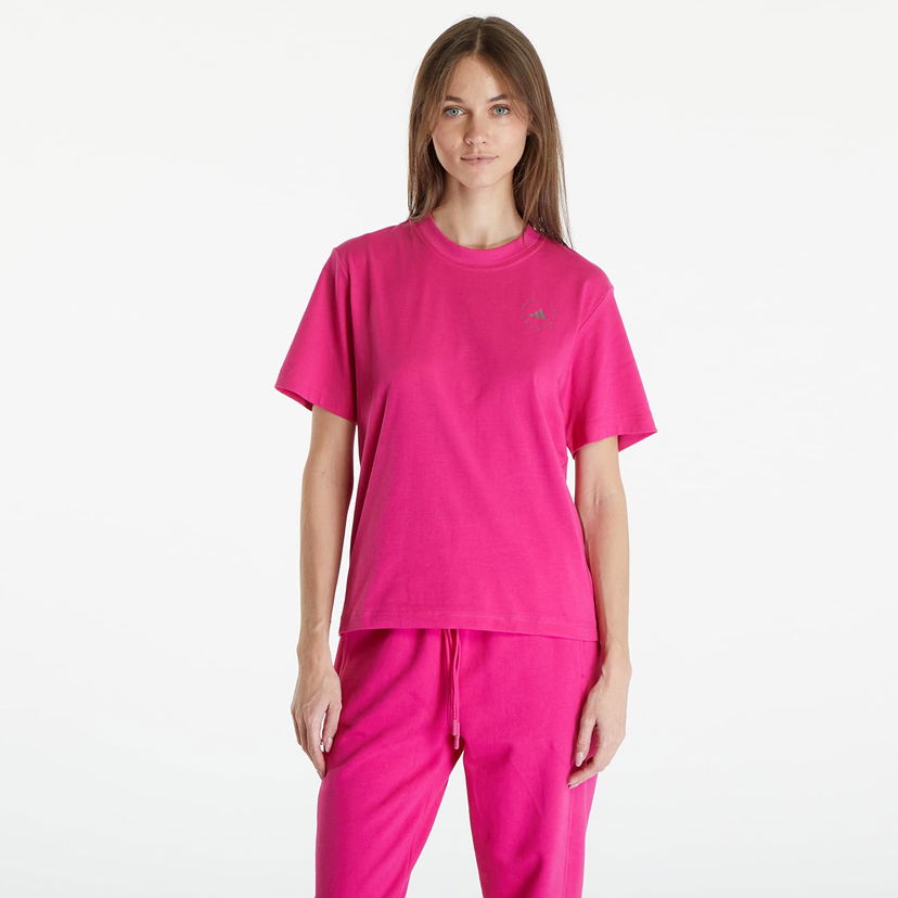 Tričko adidas Performance Stella McCartney x Regular Tee Real Magenta Ružová | IT8834