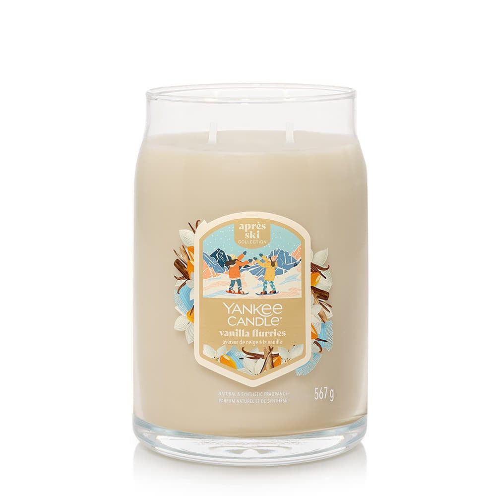 Sviečka Yankee Candle Après Ski Collection Signature Large Jar 2 Wicks Vanilla Flurries Béžová | 43496, 1