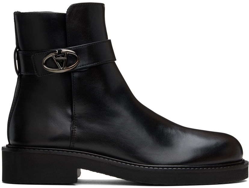 Tenisky a topánky Valentino Valentino Garavani VLogo Locker Boots Čierna | 5W0S0JS8LXX
