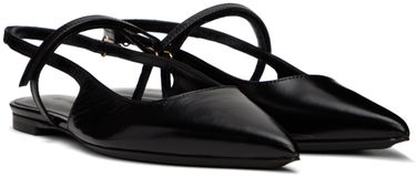 Oblečenie BY FAR BY FAR Jess Slingback Ballerina Flats Čierna | 22SSJESFBLGLS, 3