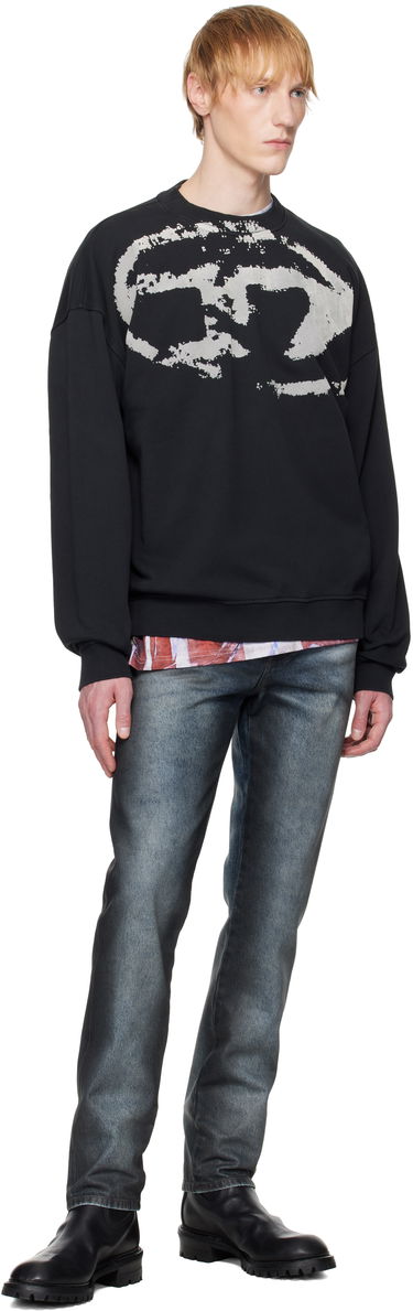 Mikina Diesel S-BOXT-N5 SWEAT-SHIRT Čierna | A13051-0DQAK-9XX, 4