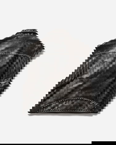 Vesta GUESS Studded Leather Vest Čierna | M5GN47L0U80 JTMU, 2