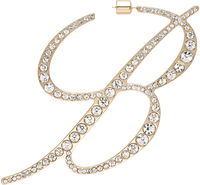 Crystal-Embellished "B" Monogram Single Earring