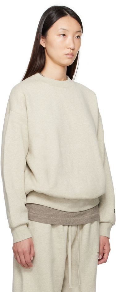 Mikina Fear of God Fear of God ESSENTIALS Classic Fit Crewneck Sweatshirt Béžová | 192SP255552FW, 1