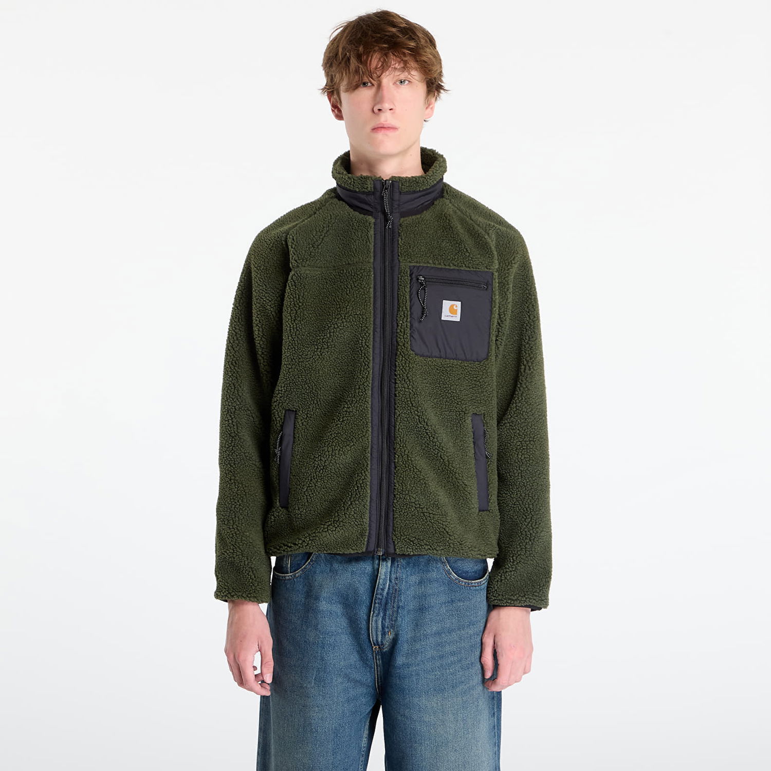 Bunda Carhartt WIP Prentis Liner Fleece Jacket Zelené | I035696.32YXX, 0