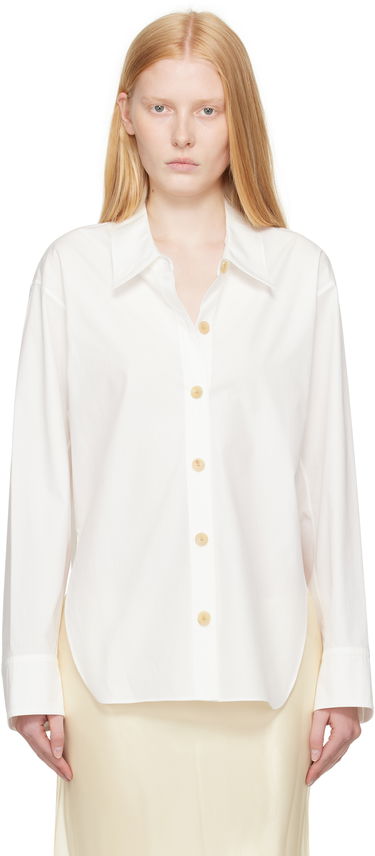 Košeľa Khaite Khaite Herschel Button-Down Shirt Biela | 2379195, 0