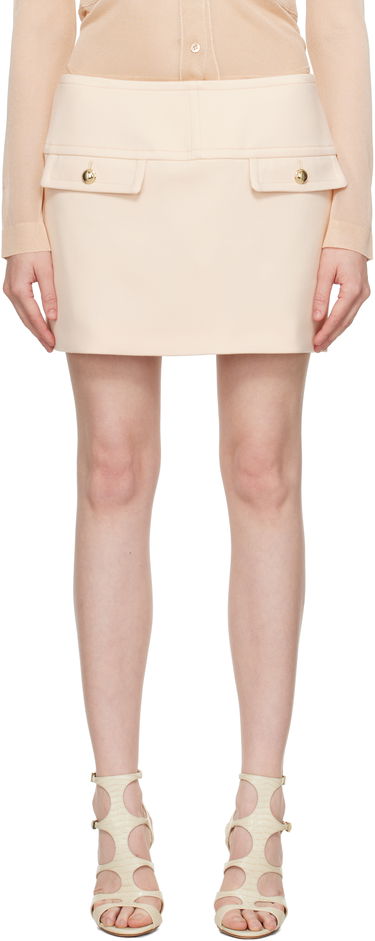 Sukňa Tom Ford TOM FORD Patch Pockets Miniskirt Béžová | GC5774-FAX567, 0