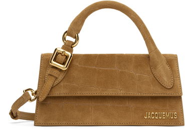 Kabelka Jacquemus Jacquemus La Croisière 'The long Chiquito with buckle' Suede Bag Hnedá | 25E233BA326-3243, 0