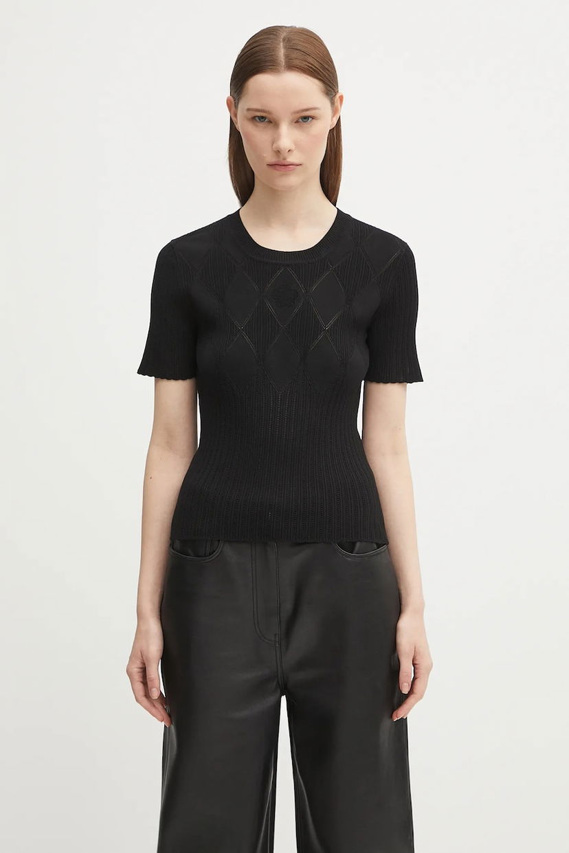 Tričko KENZO Kenzo Textured Summer Top Čierna | FF62TO6033CW