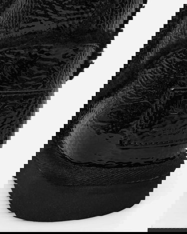 Tenisky a topánky UGG Telfar Logo Tall Crinkle Leather Boots Black Čierna | 1155871 BLK, 7