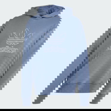 Mikina adidas Originals Adicolor Outline Trefoil Hoodie Navy | IR7991, 4