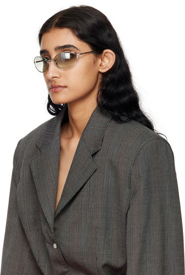 Slnečné okuliare Prada Logo Round Sunglasses Metalická | 0PR A59S 8056262147801, 3