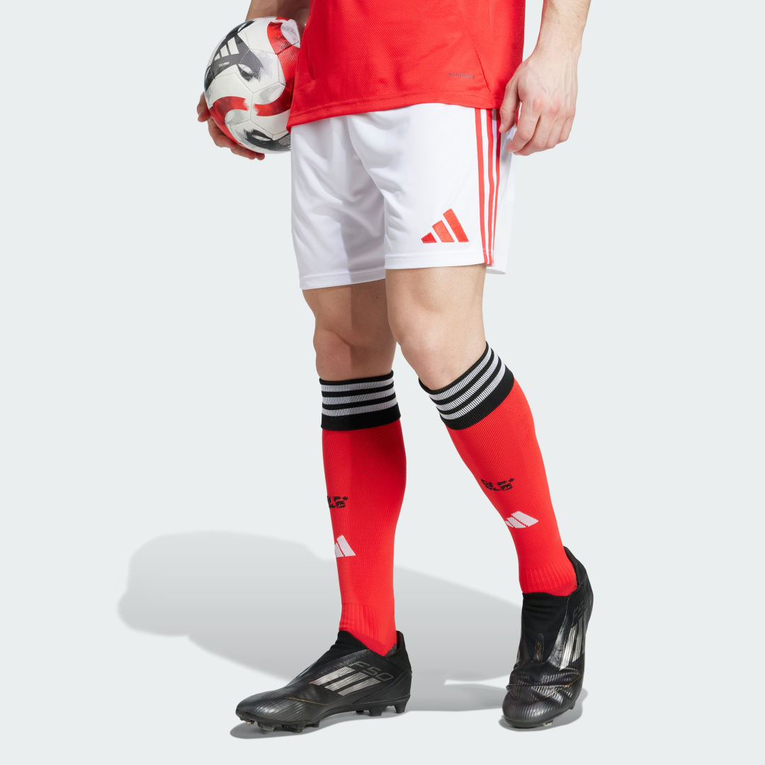 Šortky adidas Performance Benfica 25/26 Home Shorts Biela | JD1405, 0