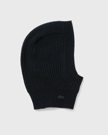 Kulicha Lacoste Lacoste Ribbed Knit Balaclava Čierna | RB3758-GJP, 1