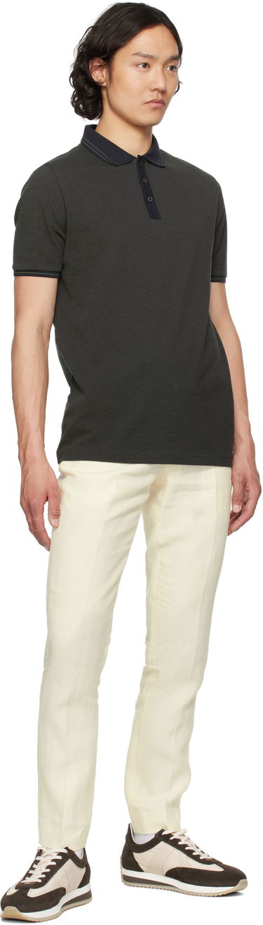 Polo tričko Paul Smith PS Paul Smith Micro Jacquard Organic Cotton Polo Zelené | M2R-081Z-P22277-49, 3