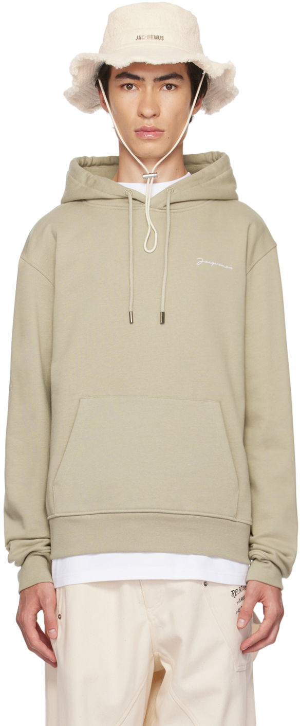 Mikina Jacquemus Le Raphia 'Le Sweatshirt Brodé' Béžová | 22H226JS310-2120, 0