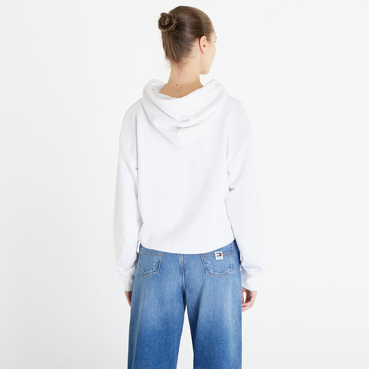 Mikina Tommy Hilfiger Relaxed Essential Logo Hoodie Biela | DW0DW17797 YBR, 1