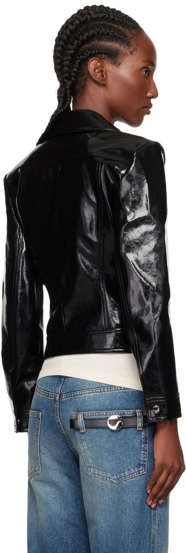Bunda Coperni Coperni Cactus Faux-Leather Jacket Čierna | COPBL34F6054, 2