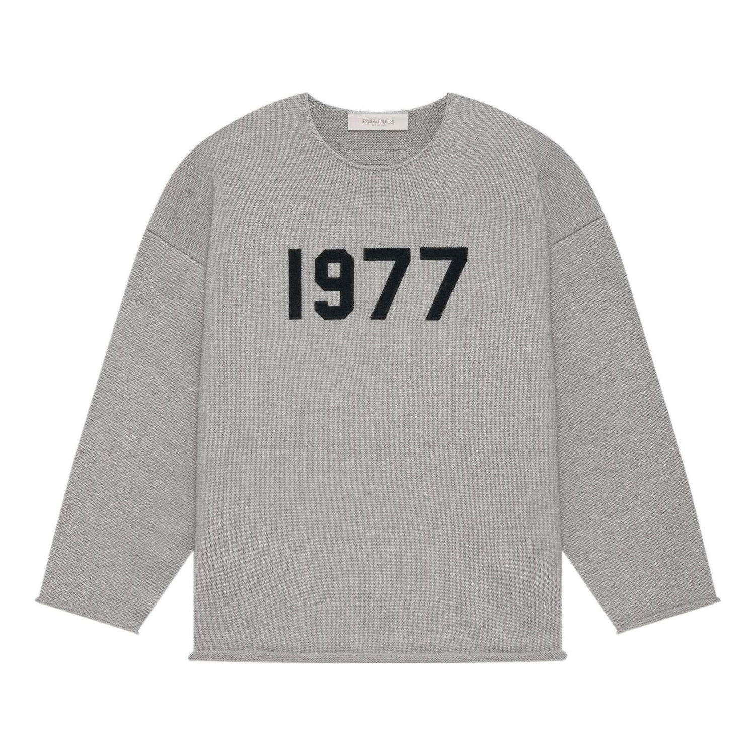 Sveter Fear of God Essentials 1977 Raw Edge Top Šedá | FOG-SS22-086, 0