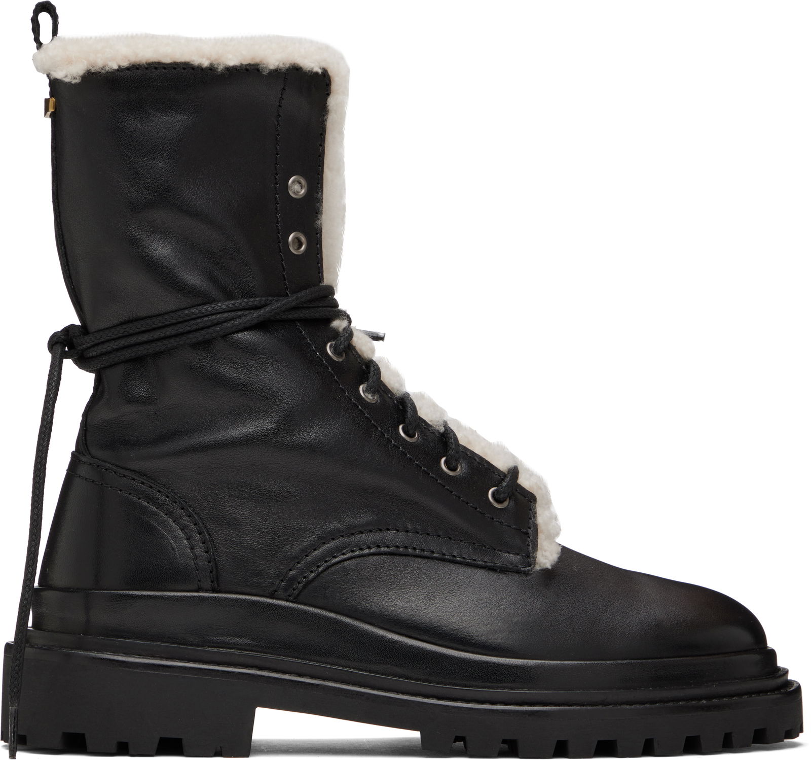 Isabel Marant Ghiso Shearling-Lined Leather Boots