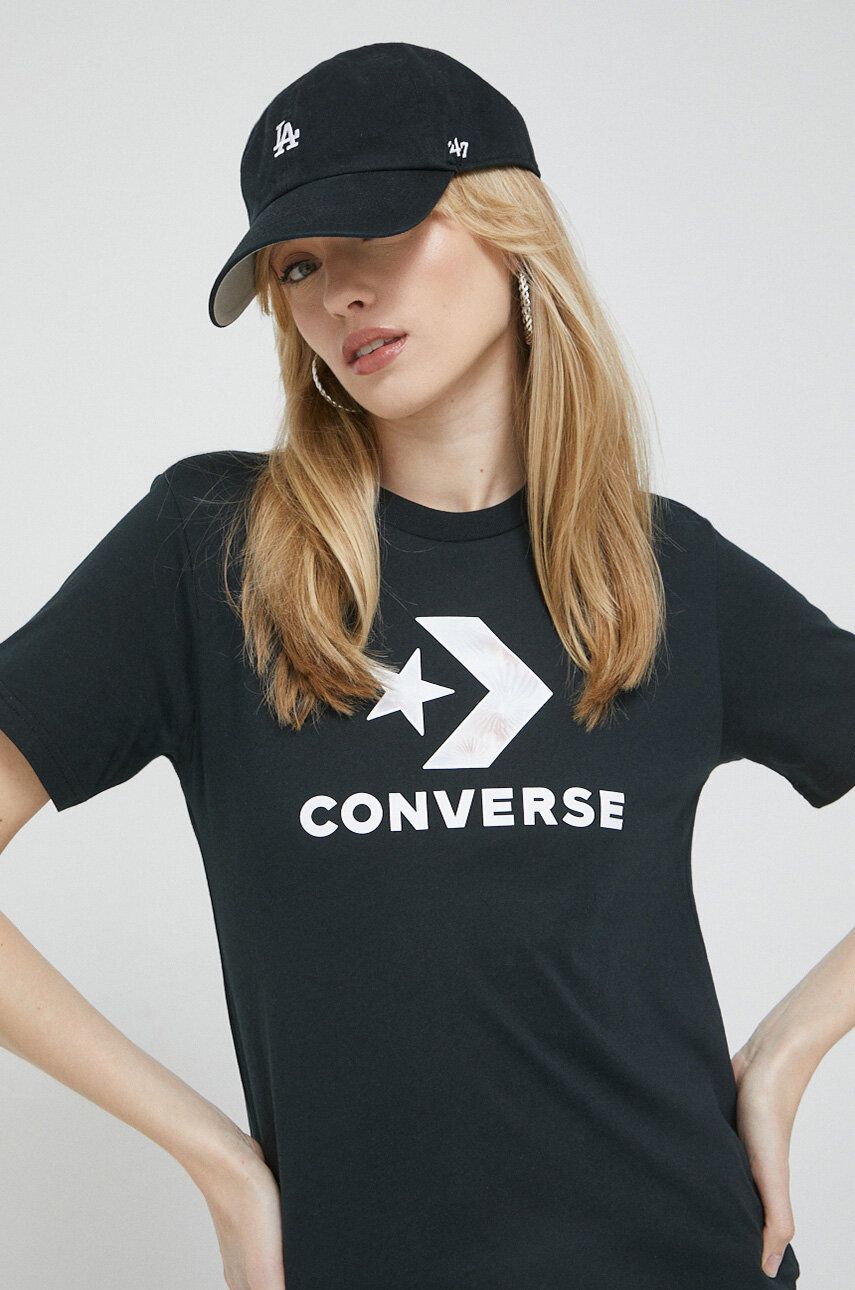 Tričko Converse Seasonal Star Chevron Tee Čierna | 10024538.A02, 0
