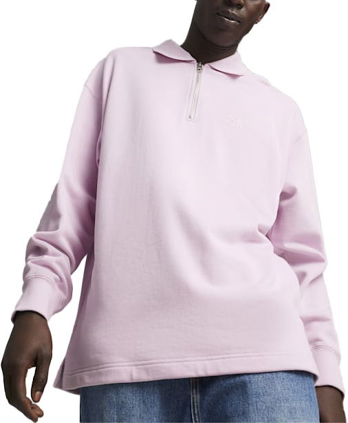 Mikina Puma Better Classics Polo Crew Sweatshirt F60 Ružová | 624251-60, 0