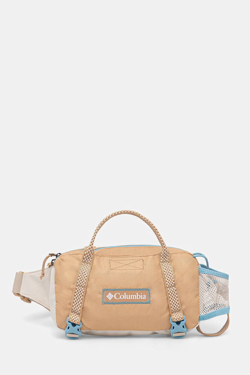 Ľadvinka Columbia Waist Bag with Top Handle and Mesh Pocket Béžová | 2121421