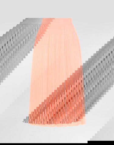 Sukňa Dolce & Gabbana Dolce & Gabbana Long Pleated Chiffon Skirt Oranžová | F4C7PTFUSNWF0586, 0