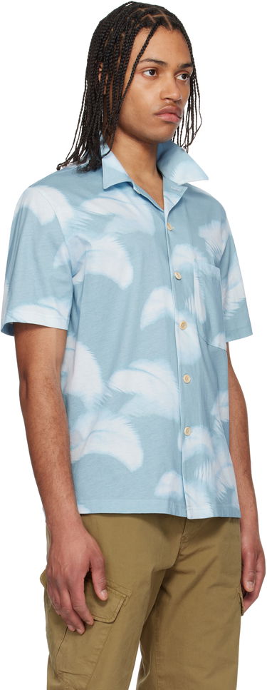 Košeľa Paul Smith PS Paul Smith Casual Short Sleeve Shirt Modrá | M2R-236X-P22324-40, 1