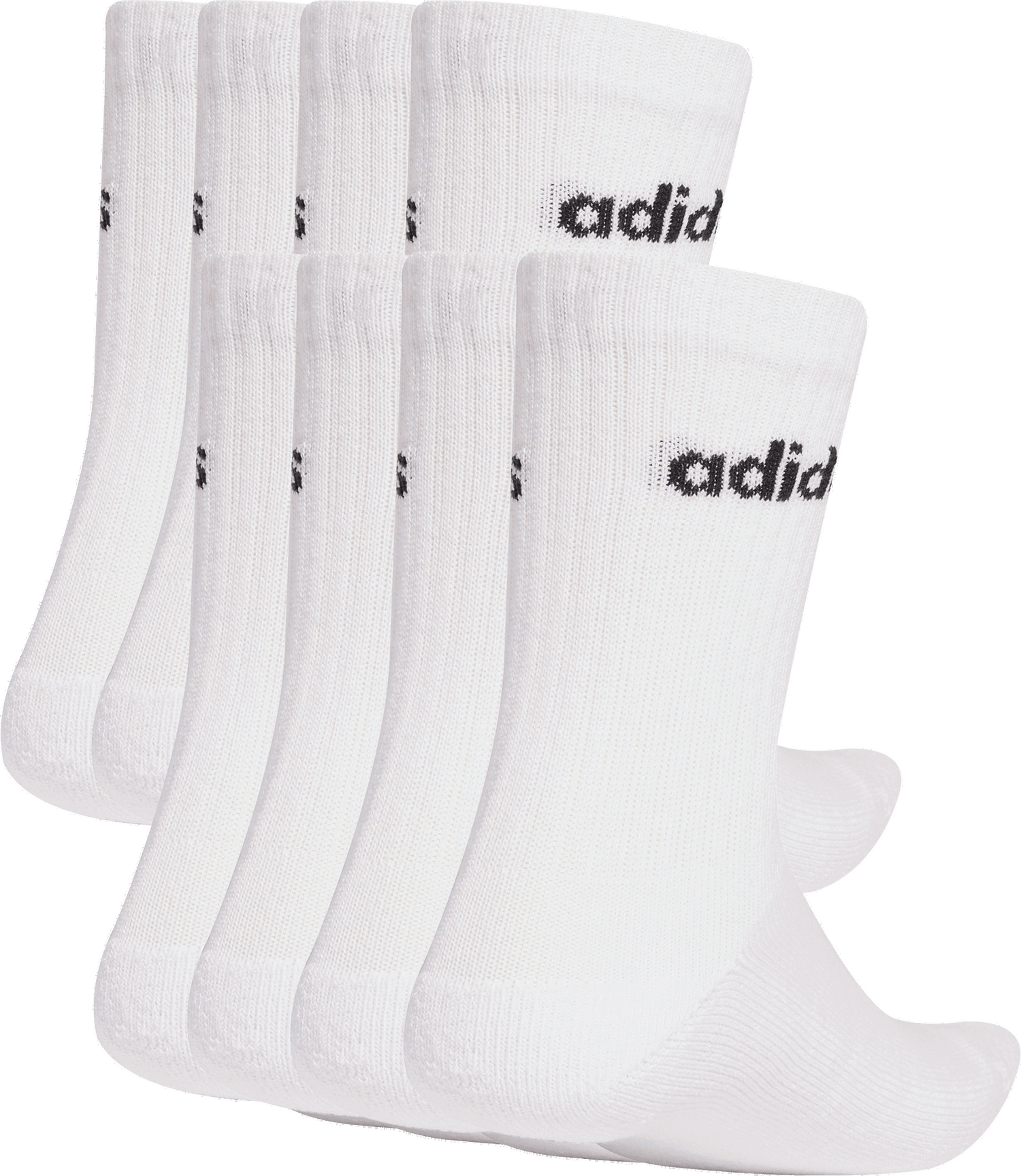 Ponožky adidas Performance Socks Linear Cushioned 10 Pair Pack Biela | KF9091, 1